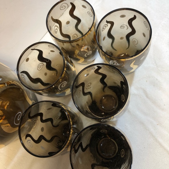 Vintage Mind Century Bohemian Decanter With 6 Glasses - Picture 2 of 10